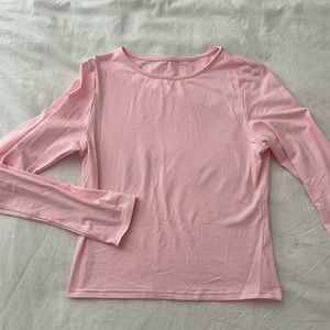 Pink long sleeve t shirt